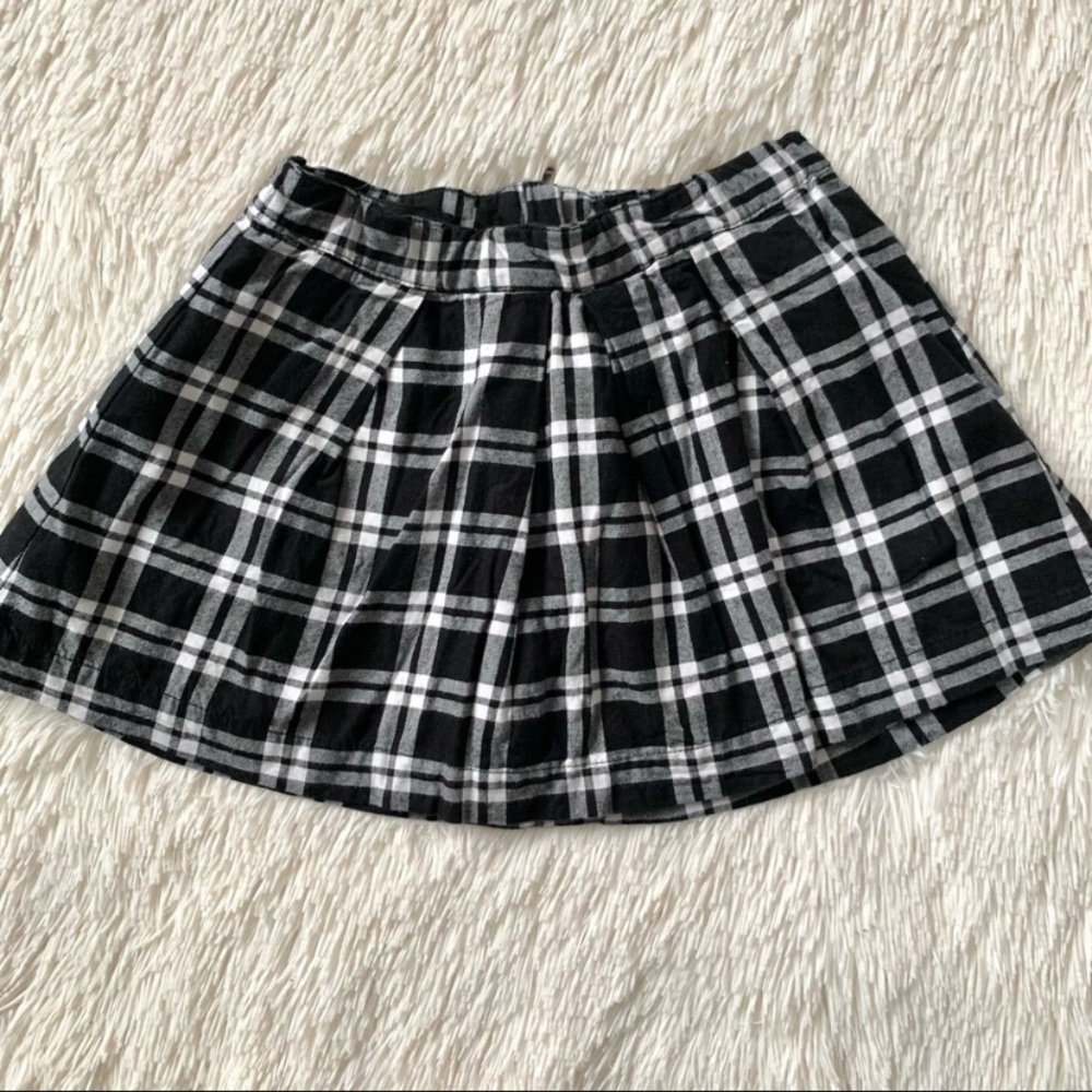 2 Plaid Pleated/Lace Skirts Bundle•Size 6/7 Gap and Crewcuts - Picture 4 of 6
